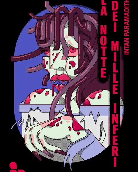 Copertina del romanzo La notte dei mille inferi di Intan Paramaditha, add editore