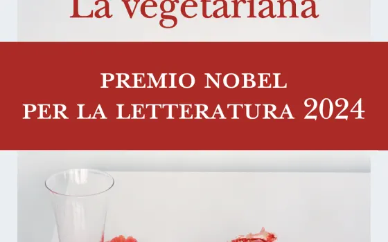Copertina di La vegetariana di Han Kang, edizione Adelphi