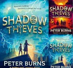 Shadow Thieves di Peter Burns, copertina del primo libro
