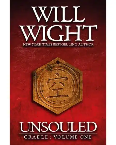 Copertina dell'edizione inglese originale di Unsouled di Will Wight, primo libro della saga Cradle