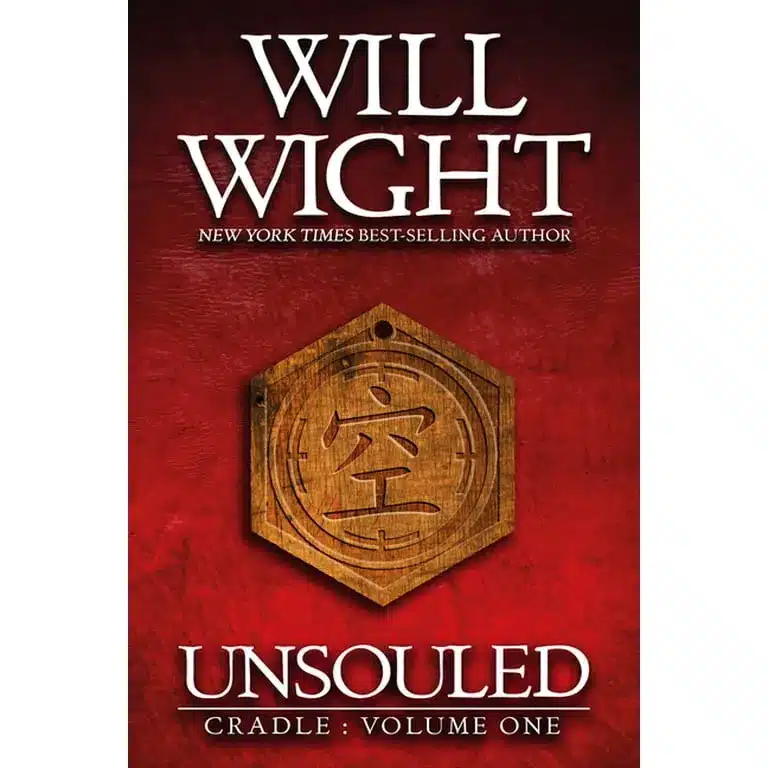 Copertina dell'edizione inglese originale di Unsouled di Will Wight, primo libro della saga Cradle
